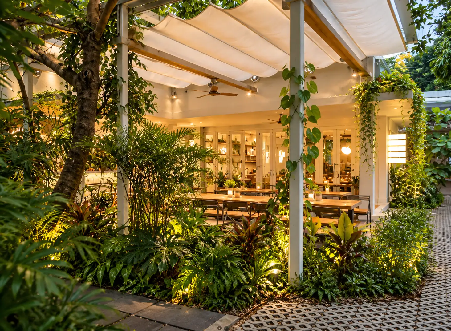 Yellow Lane interior
