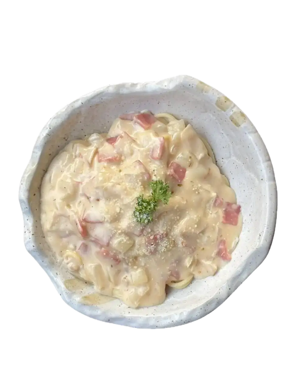 สปาเกตตีครีมซอสแฮม