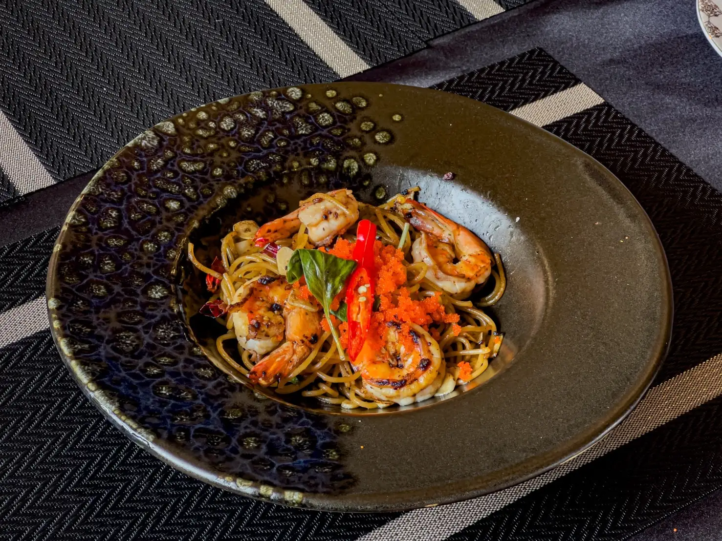 Garlic Butter Shrimp Spaghetti